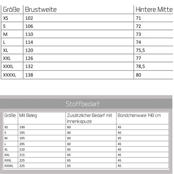 Herren - Schnittmuster PAelias - Hoodie